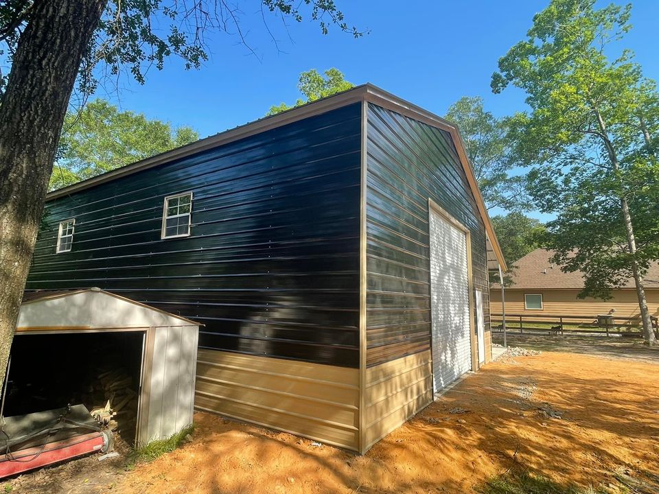 30X40X14 Garage with Lean-to