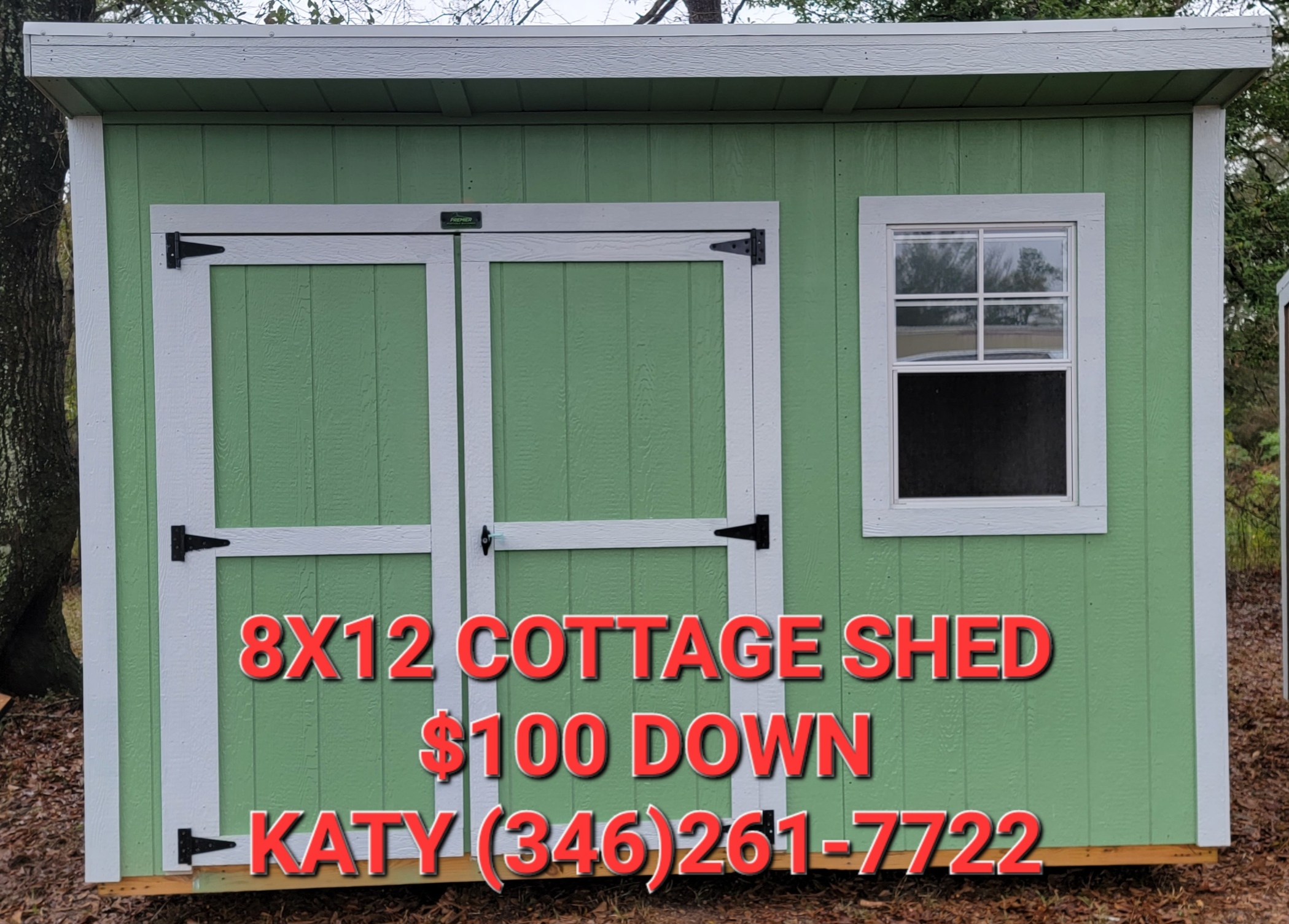 8X12 Cottage Shed