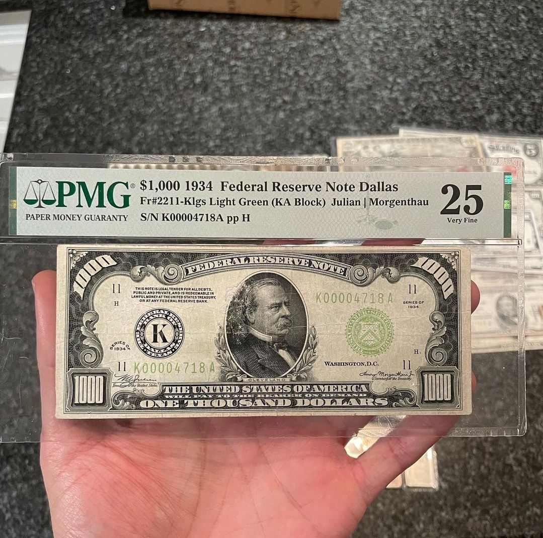 Old dollar note