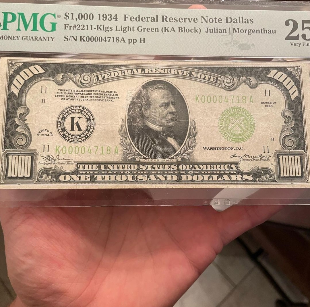 Old dollar note