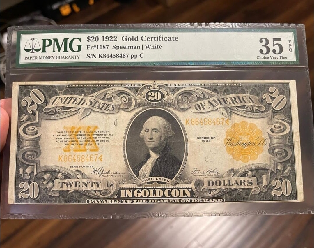 Old dollar note
