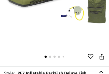 PF7 Inflatable PackFish Deluxe Fishing Boat