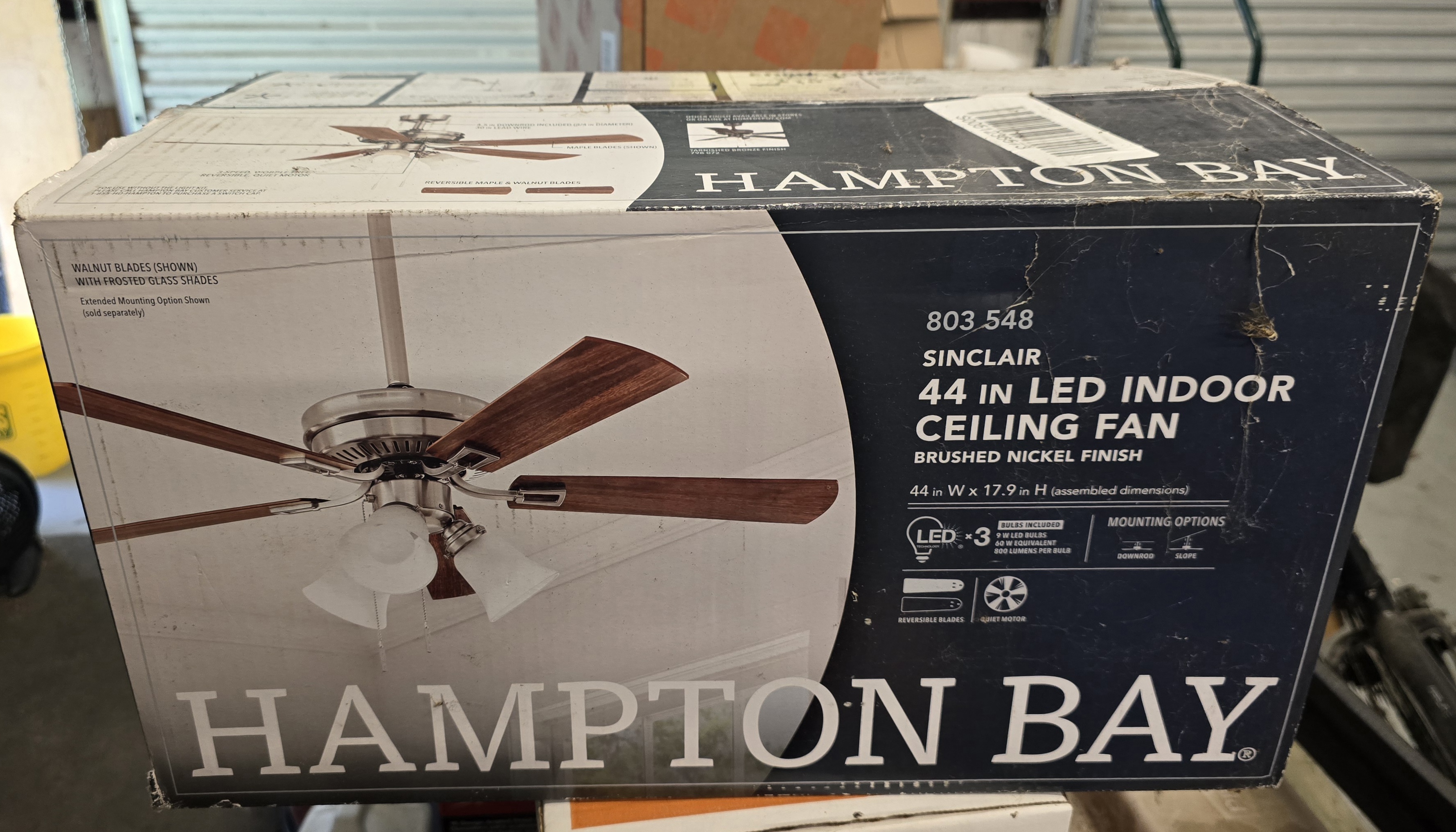 Brand New Ceiling Fan With Light Kit Never Opened