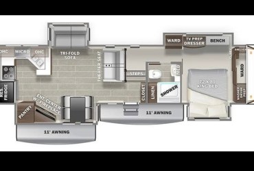 Sanibel 3702WB fifth wheel
