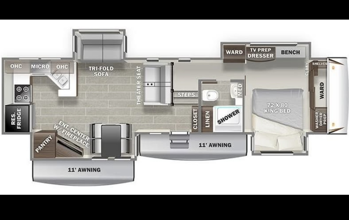 Sanibel 3702WB fifth wheel