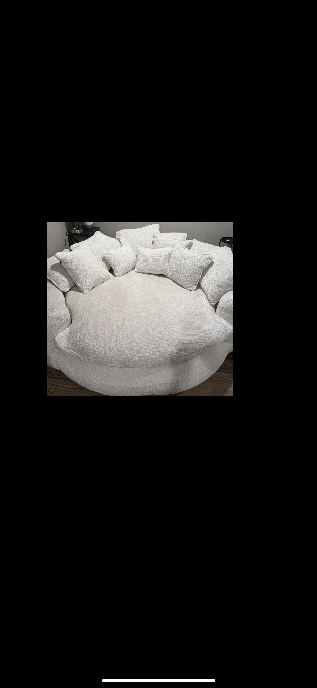 Oversized lounger
