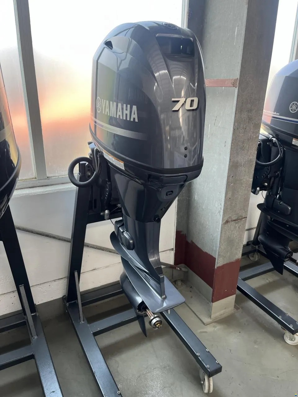 Slightly Used Yamaha 70HP 4-Stroke Outboard Motor Engine